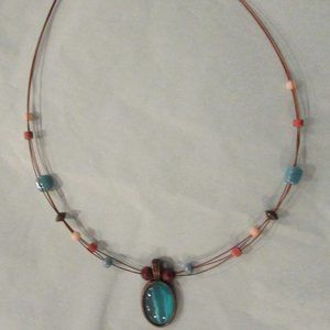 Turquoise pendant necklace